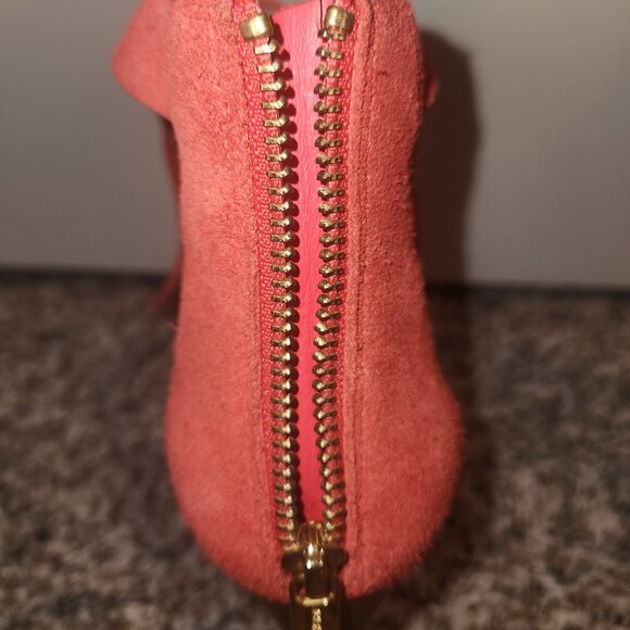 Michael Kors Sofia Platform Sandals Size 9 - Dusty Red Suede - Picture 8 of 11